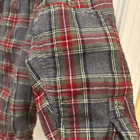 LL BEAN SLIGHTLY FITTED COTTON RED GREY PLAID HOODED SHIRT JACKET M REGULAR - Picture 12 of 15